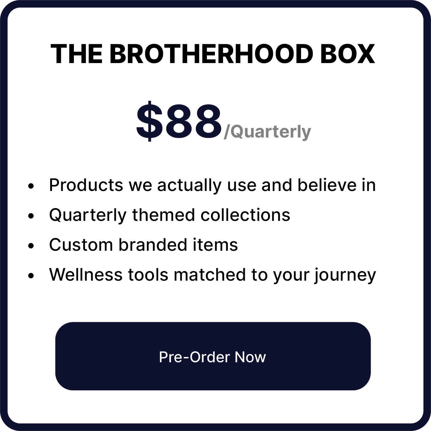 The Brotherhood Box - Quarterly Subscription